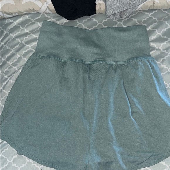 Gymshark Vital Seamless 2.0 2-in-1 Shorts Teal High Waisted Womens Small - Picture 5 of 6